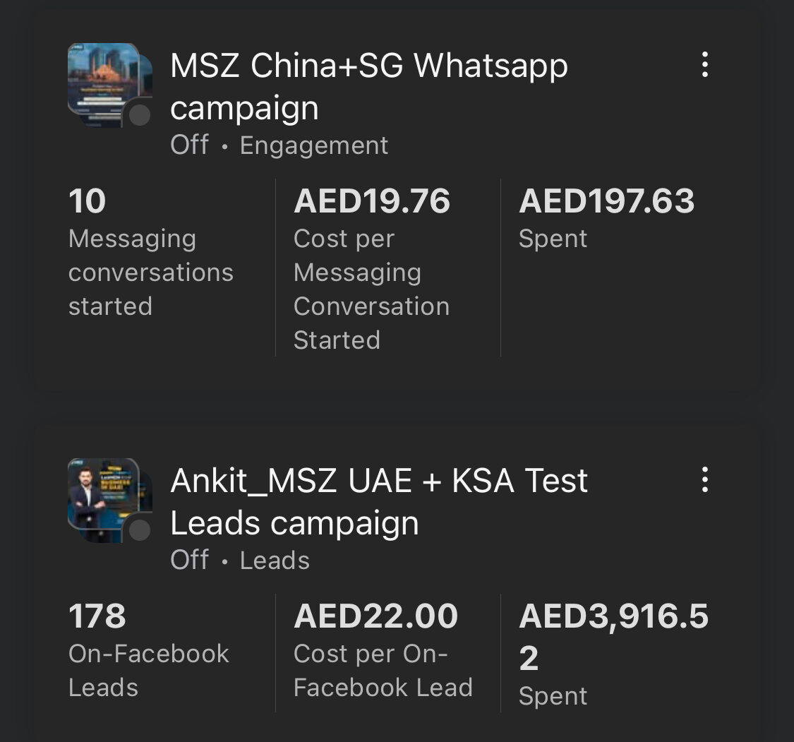 Business Setup Campaign